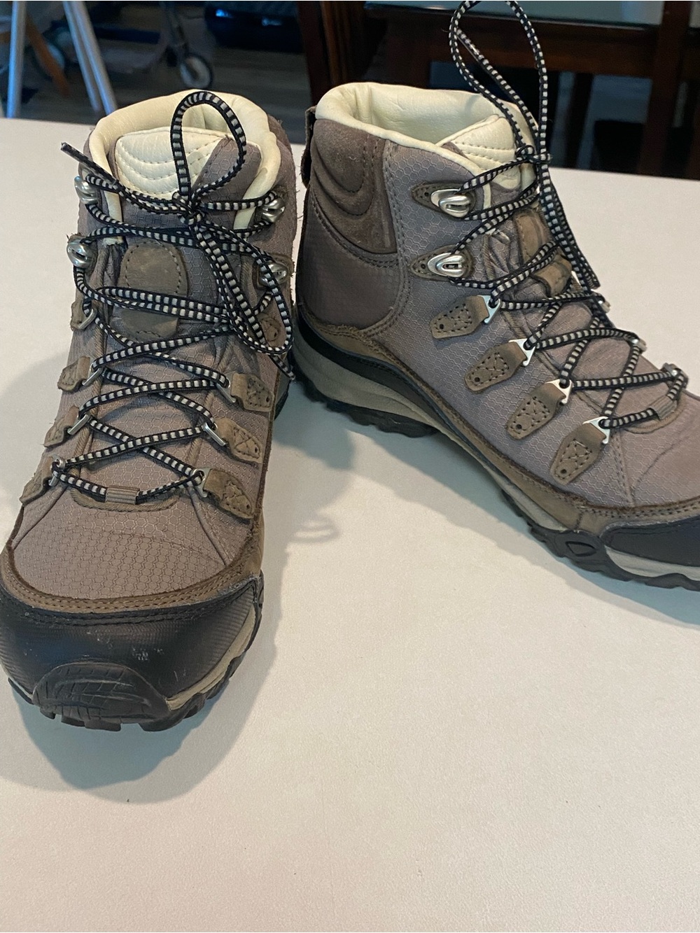 OBOZ JUNIPER MID B-DRY OUTDOORS WATERPROOF HIKING BOOT NEUTRAL BROWNS SZ 7.5 - Picture 13 of 15
